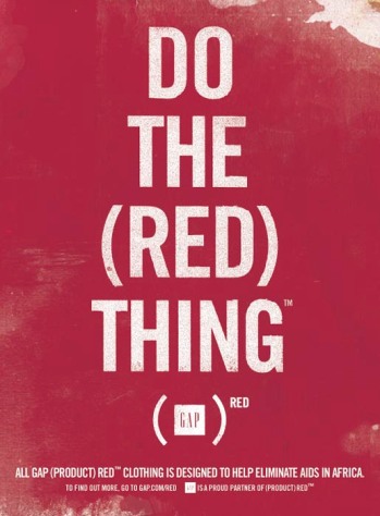 Gap (RED) Campaign